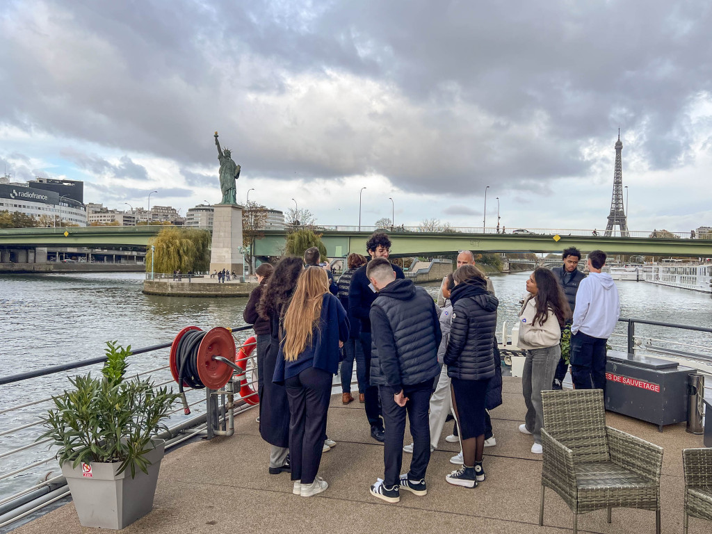 La visite sur la Seine